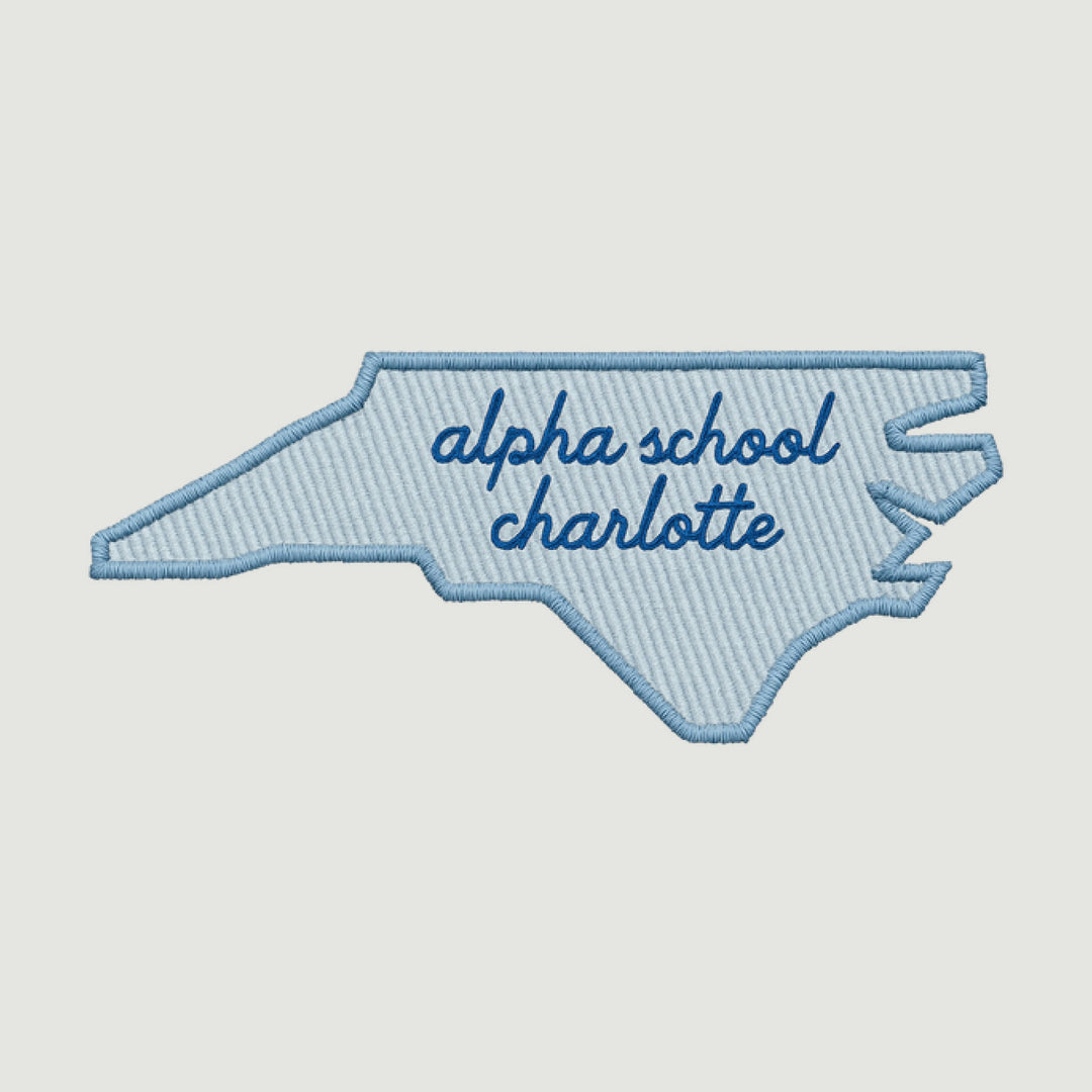 Photo of Blue North Carolina Silhouette Patch