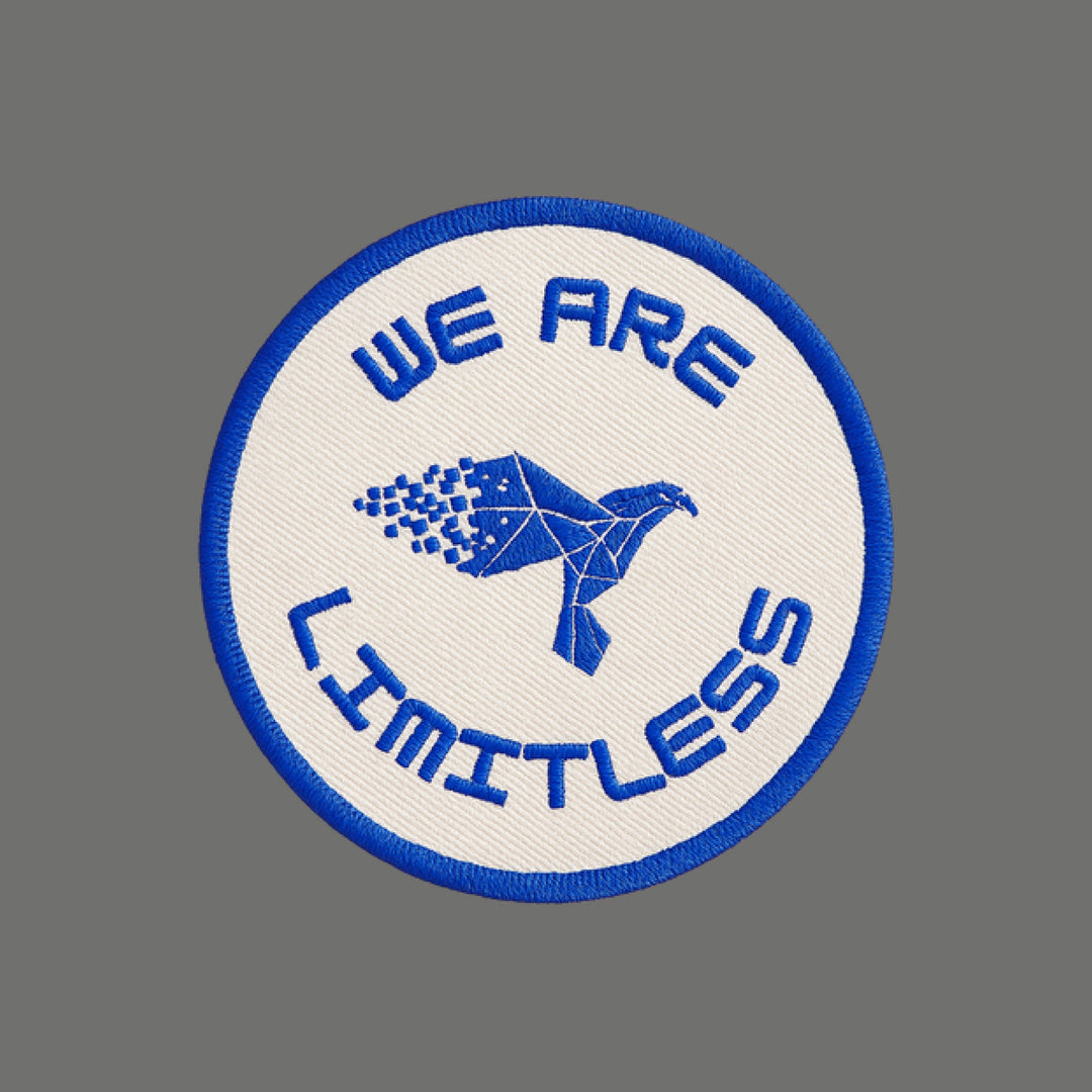 Photo of Blue "We Are Limitless" Patch