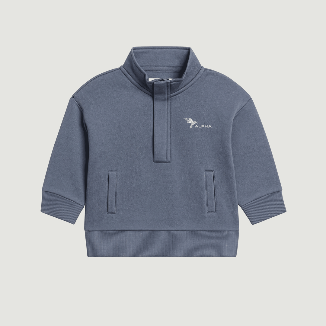 Photo of Eunan Fleece Half-zip Pullover Sweatshirt
