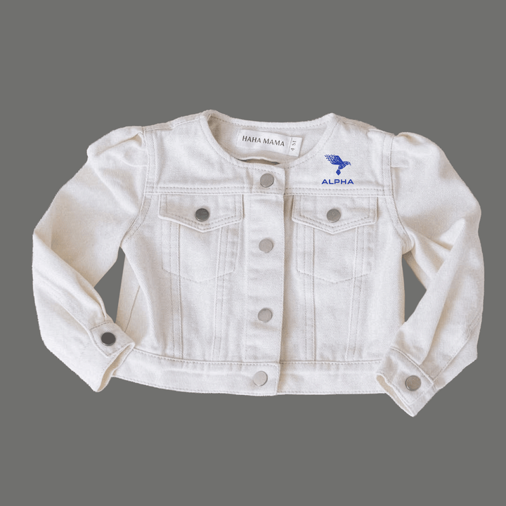 Girls' Cropped Denim Jacket