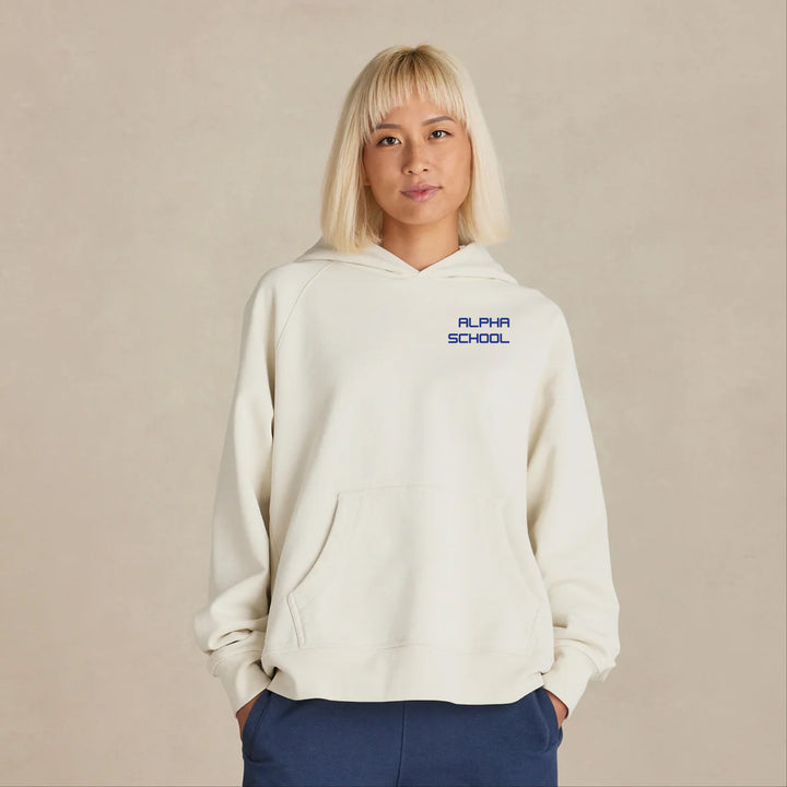 Ultra Heavyweight Organic French Terry Hoodie with Ella G. Patches (Unisex Fit)