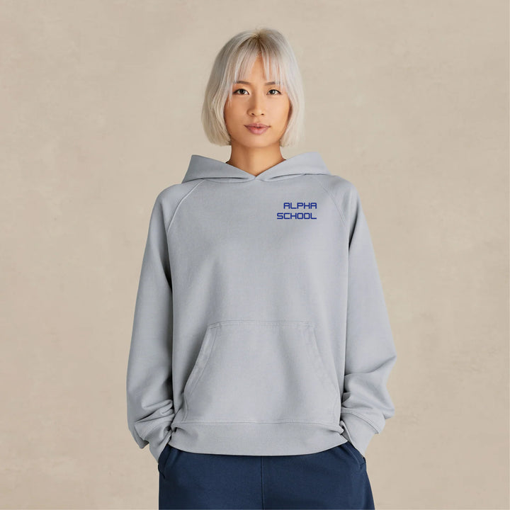 Ultra Heavyweight Organic French Terry Hoodie with Ella G. Patches (Unisex Fit)