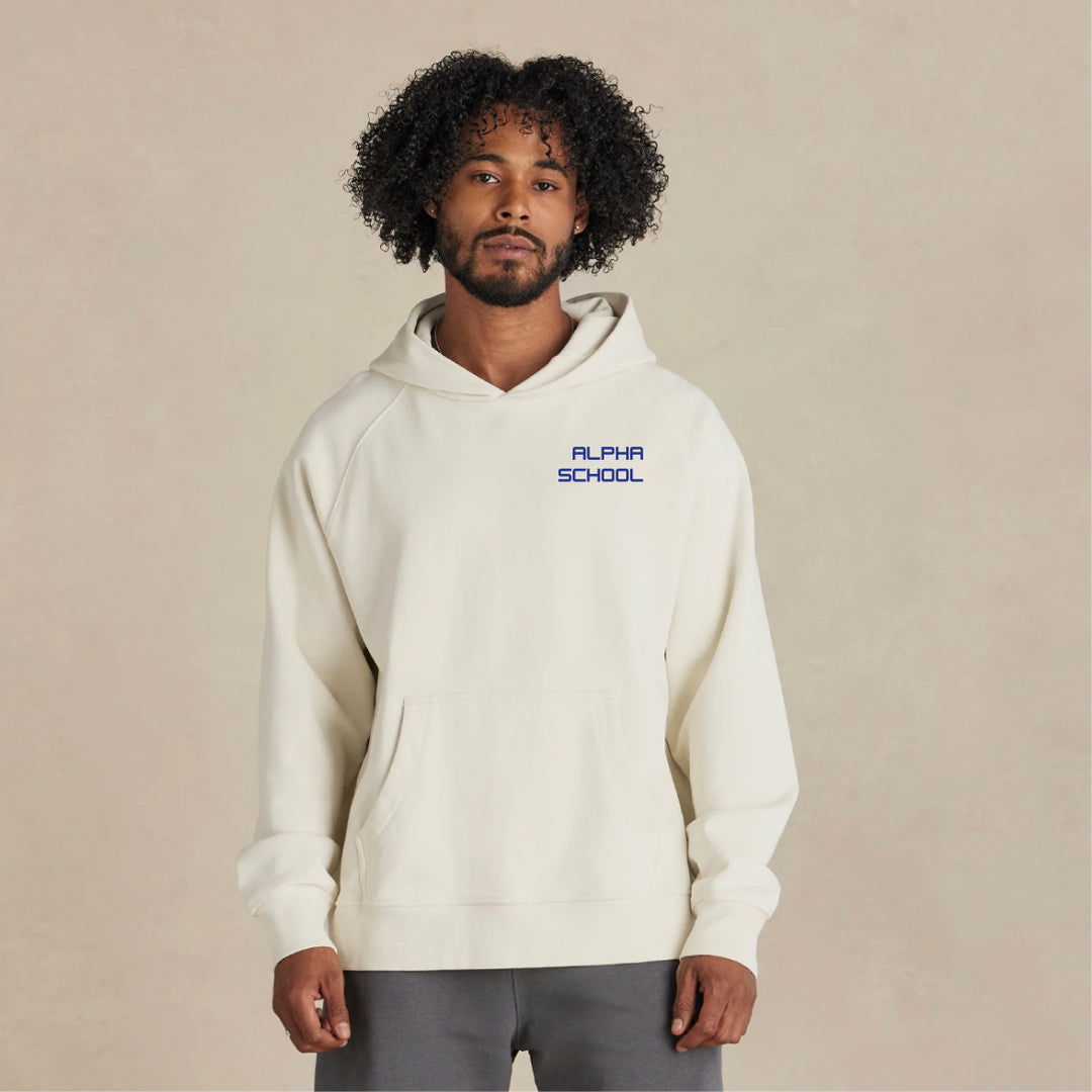 Ultra Heavyweight Organic French Terry Hoodie with Ella G. Patches (Unisex Fit)