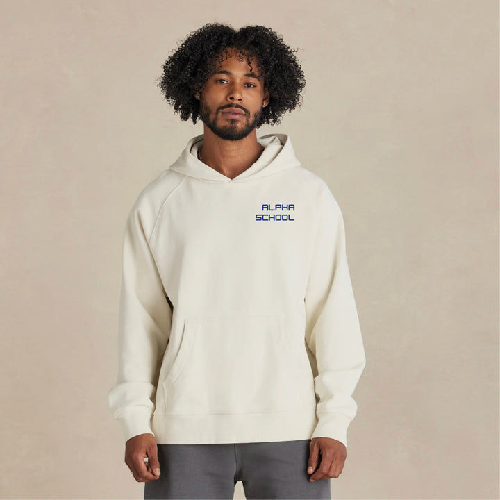 Ultra Heavyweight Organic French Terry Hoodie with Ella G. Patches (Unisex Fit)