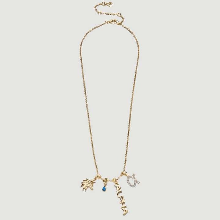 Cluster Charm Necklace with Alpha High Wolf