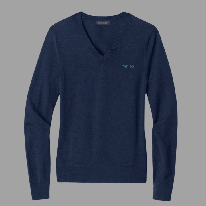 Women’s Alpha High Washable Merino V-Neck Sweater