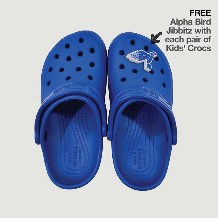 Alpha School Blue Kids Crocs