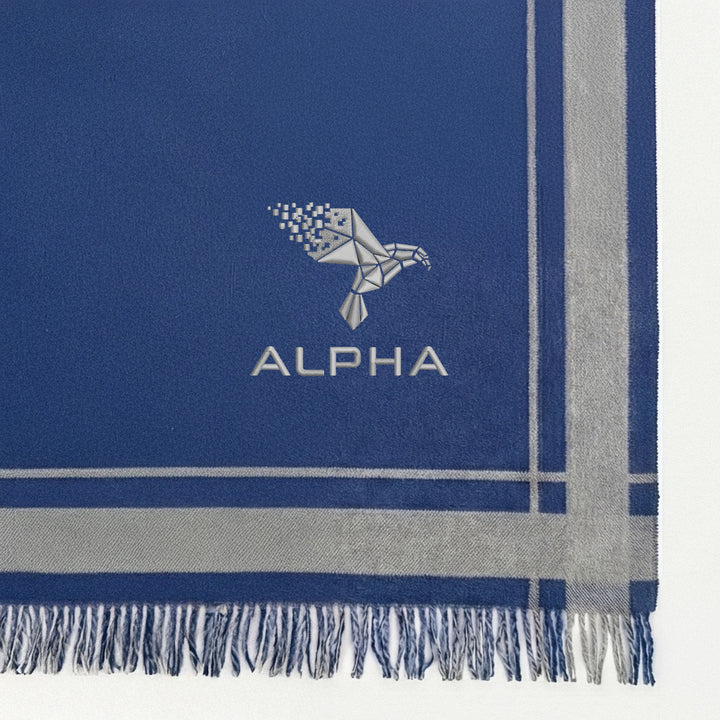 Alpha Wool Cashmere Double-Sided Home Throw